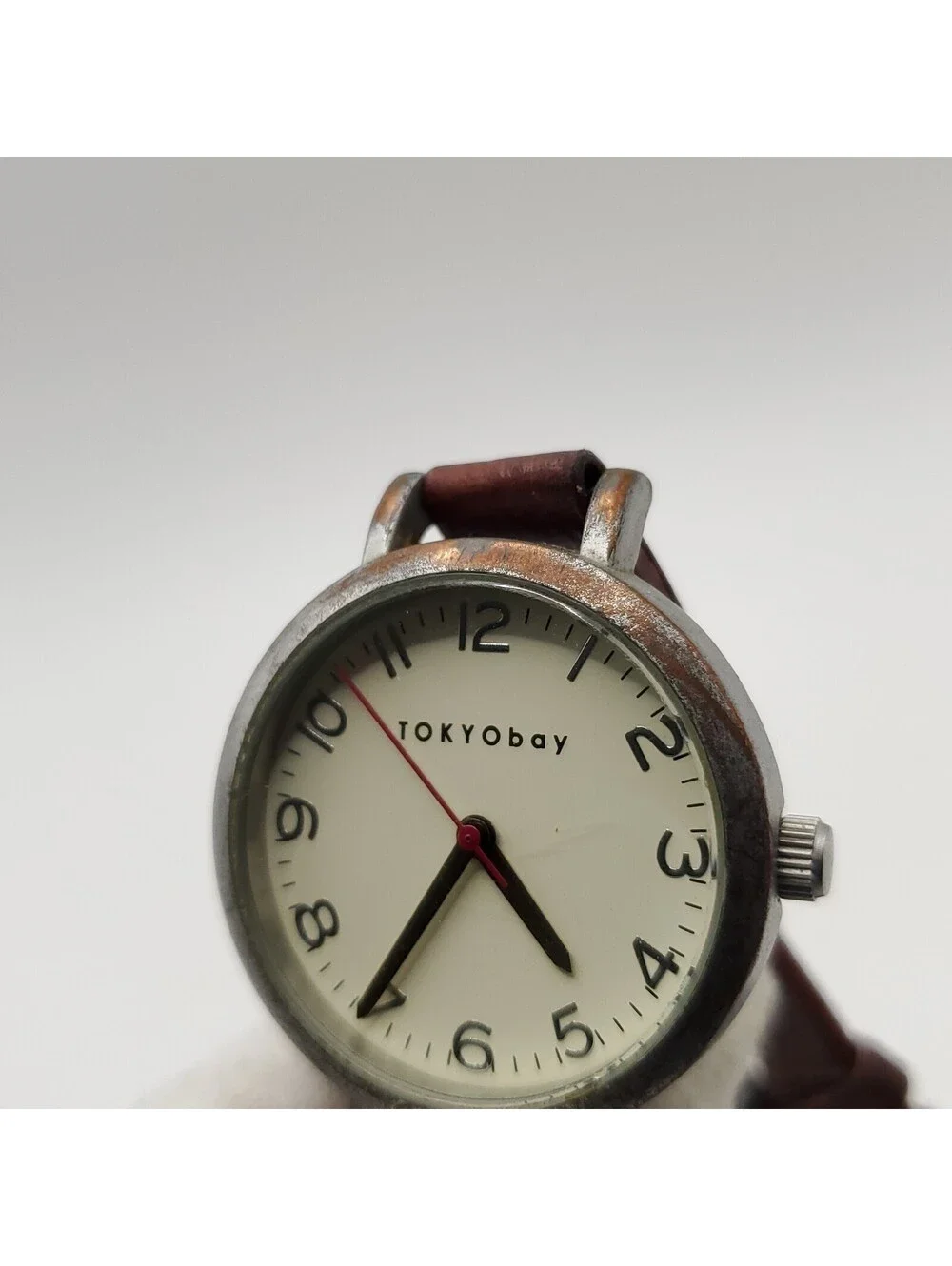 Tokyo Bay Quartz 30mm Womens Watch Silver Tone New Battery